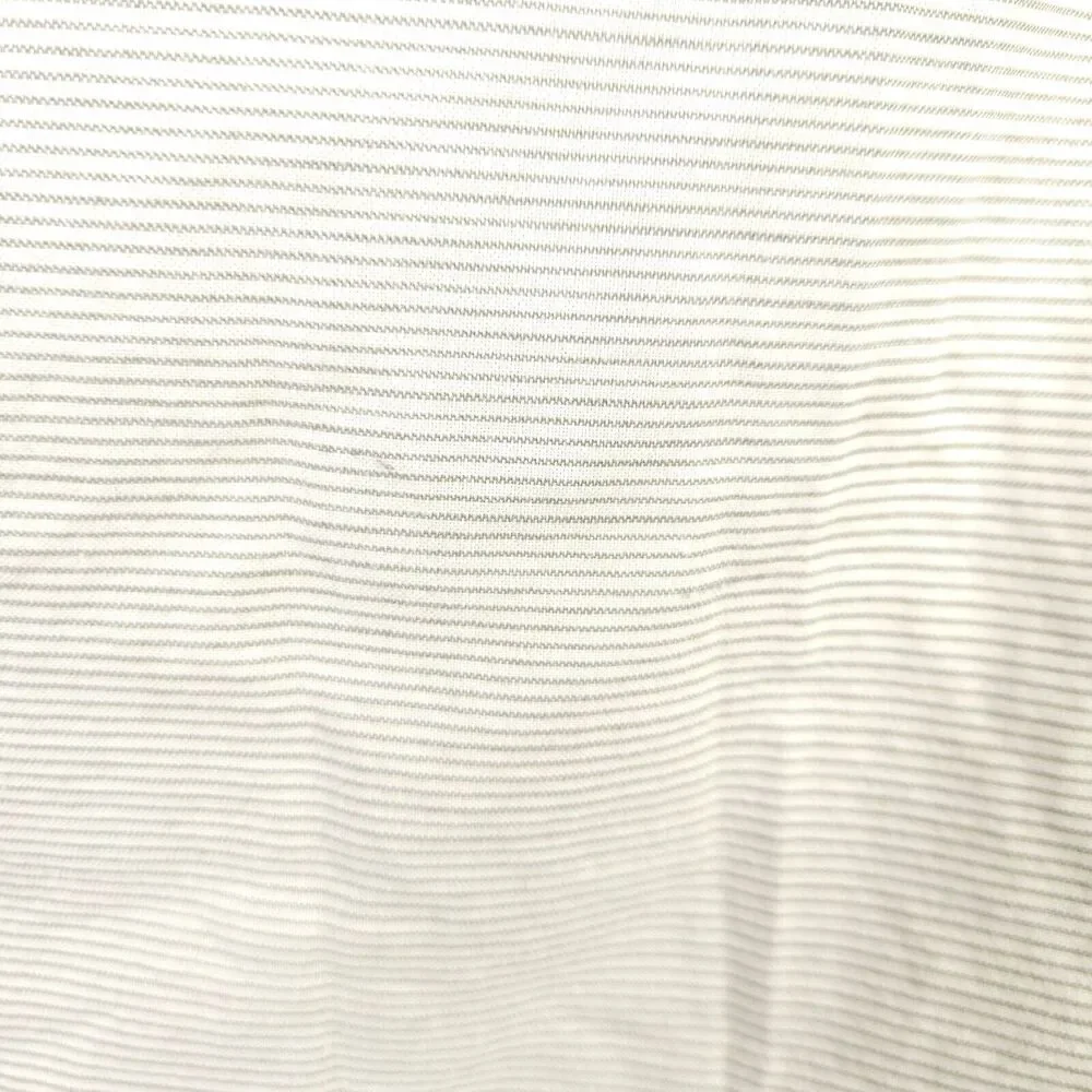 The North Face‎ Men White Gray Stripe Button Up Shirt Mens Large